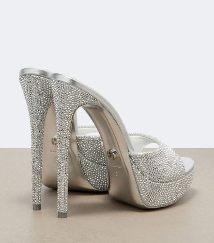 Mules Julia à plateau en cuir - Gucci - Modalova
