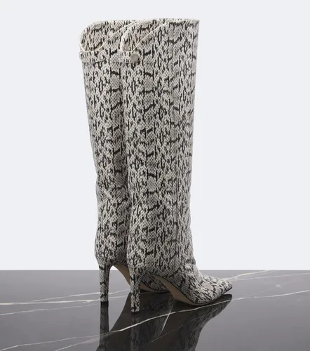 Bottes Alizze en cuir façon serpent - Jimmy Choo - Modalova