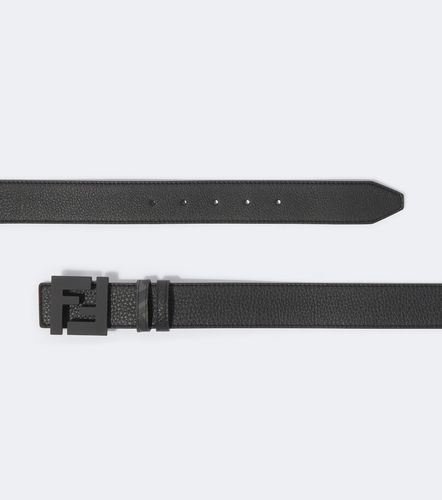 Ceinture FF Zucca en cuir réversible - Fendi - Modalova