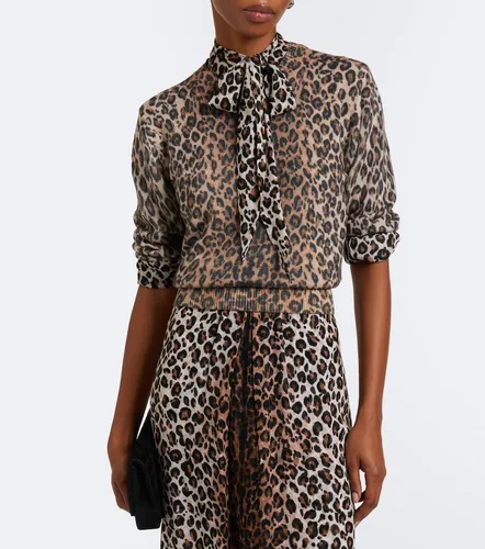 Pull Leopard Statements en laine et cachemire - Dorothee Schumacher - Modalova