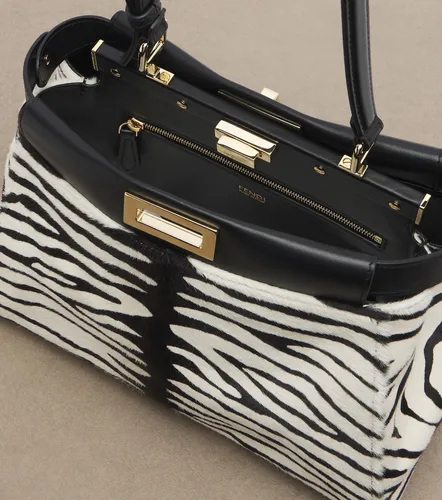 Sac My Peekaboo® Medium en cuir façon poulain - Fendi - Modalova