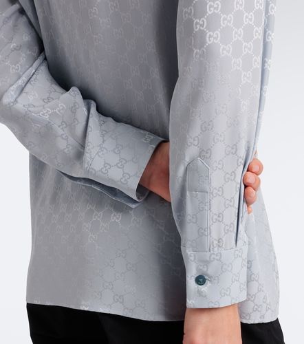 Chemise GG en jacquard de soie - Gucci - Modalova