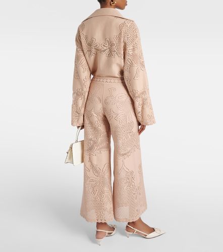 Pantalon ample en dentelle guipure - Valentino Garavani - Modalova