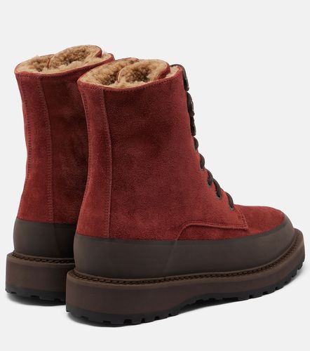 Le Monde Béryl Bottines Dolomite en daim et shearling - Le Monde Beryl - Modalova