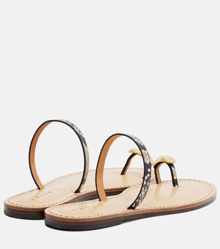 Mules Kibera en cuir façon serpent - Amanu - Modalova