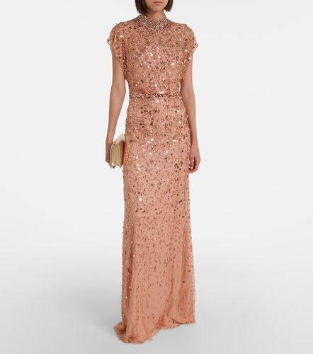 Robe longue Crystal Drop à ornements - Jenny Packham - Modalova