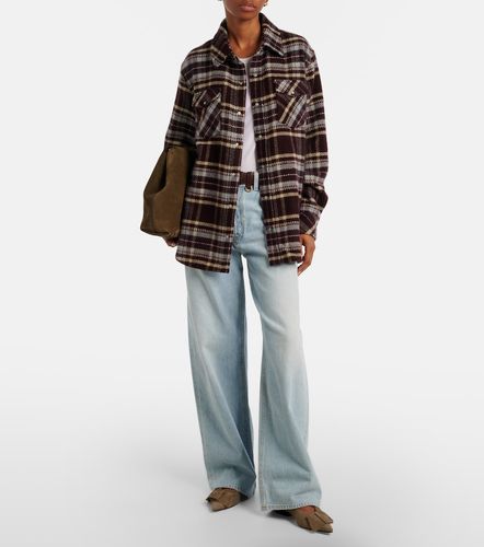 Chemise en cachemire à carreaux et émeraudes - God's True Cashmere - Modalova