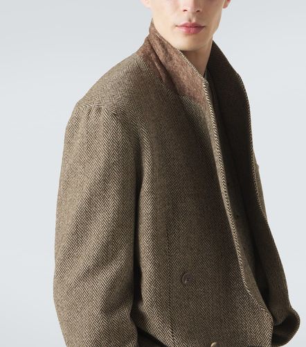 Blazer Archivio en coton et laine mélangés - Giorgio Armani - Modalova