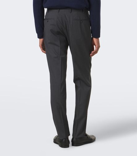Pantalon slim en laine mélangée - Canali - Modalova