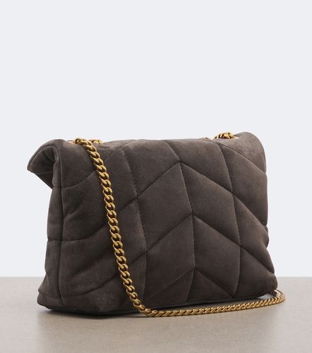 Sac Toy Puffer en daim - Saint Laurent - Modalova