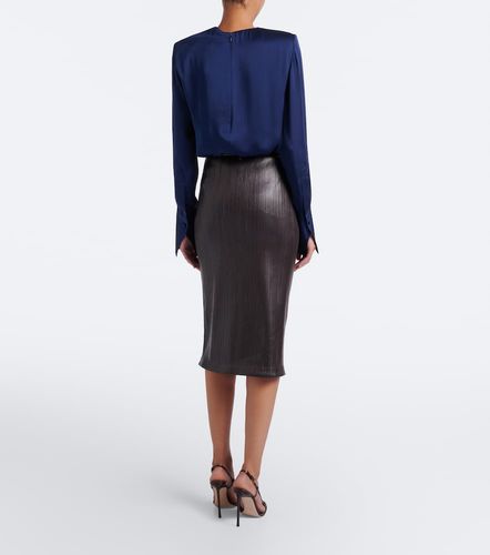 Tom Ford Jupe crayon en cuir - Tom Ford - Modalova