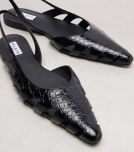 Alaïa Ballerines slingback en cuir - Alaia - Modalova
