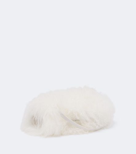 Sac à bandoulière Manchon Small en shearling - Yves Salomon - Modalova