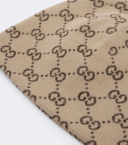 Bonnet GG en jacquard de laine mélangée - Gucci - Modalova