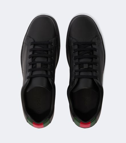 Baskets Ace Web Stripe en cuir - Gucci - Modalova