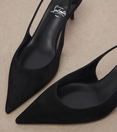 Escarpins slingback Miss Z en daim - Christian Louboutin - Modalova