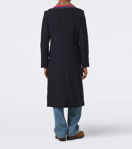 Manteau en sergé de laine mélangée - Dries Van Noten - Modalova