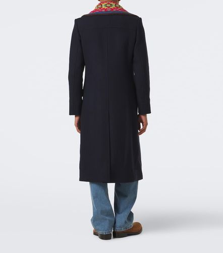 Manteau en sergé de laine mélangée - Dries Van Noten - Modalova