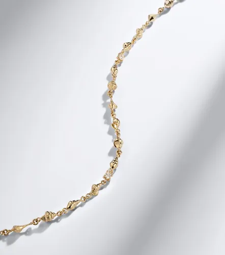 Bracelet de cheville Shell By The Yard en or 18 ct et diamants - Anita Ko - Modalova