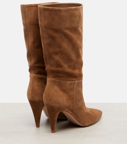 Gianvito Rossi Bottes Elise en daim - Gianvito Rossi - Modalova