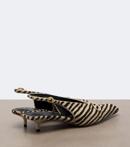 Escarpins slingback Cubisto en cuir façon poulain - Jacquemus - Modalova