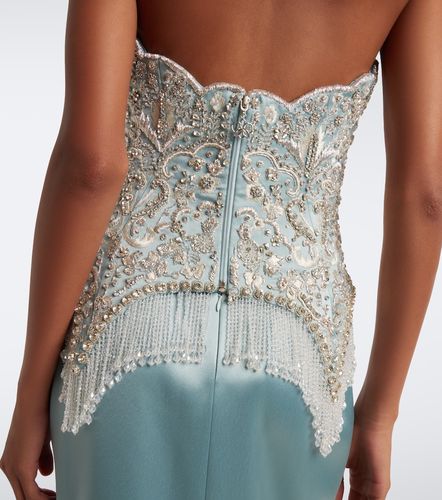 Robe longue bustier à ornements - Georges Hobeika - Modalova