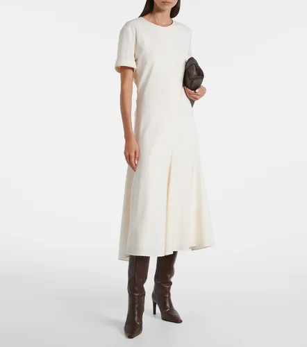 Robe midi en laine mélangée - Brunello Cucinelli - Modalova