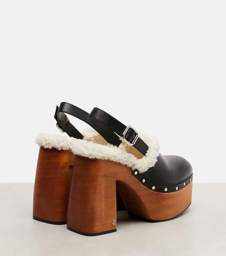 Escarpins Alida 135 à plateforme en cuir - Jimmy Choo - Modalova