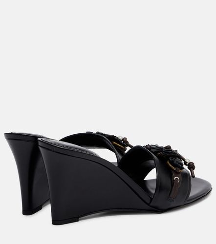 Mules compensées Anee en cuir - Isabel Marant - Modalova