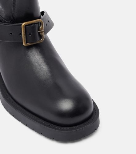 Burberry Bottes Soft Saddle en cuir - Burberry - Modalova