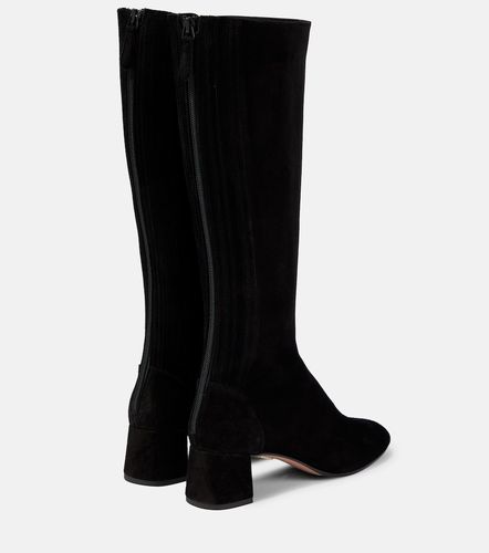 Bottes Saint Honore en daim - Aquazzura - Modalova