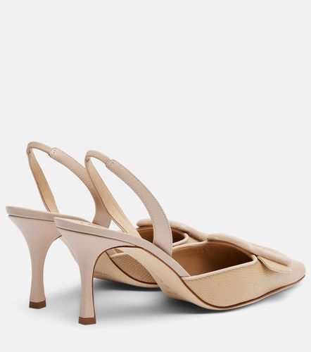 Escarpins slingback Maysli 70 en cuir - Manolo Blahnik - Modalova