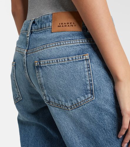 Jean droit Dromie à taille mi-haute - Isabel Marant - Modalova