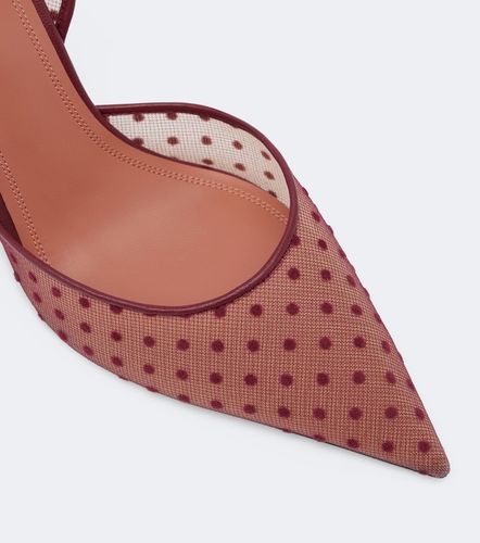Escarpins slingback Holli à plumetis - Amina Muaddi - Modalova