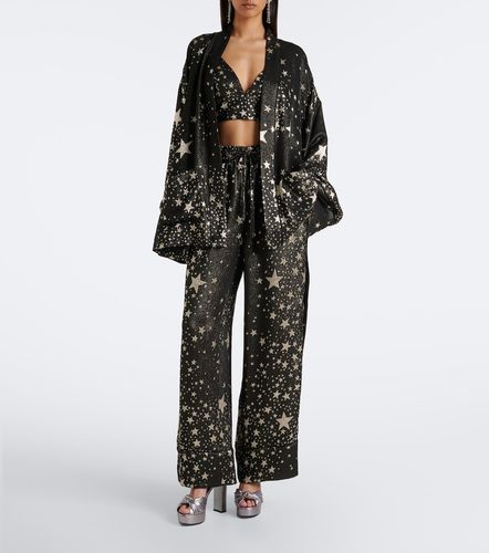 Top cache-cœur en soie mélangée - Dolce&Gabbana - Modalova