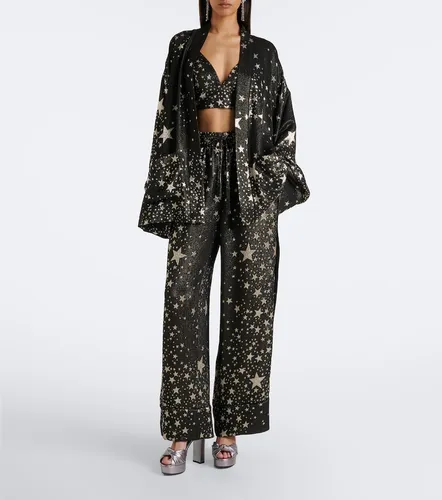 Top cache-cœur en soie mélangée - Dolce&Gabbana - Modalova