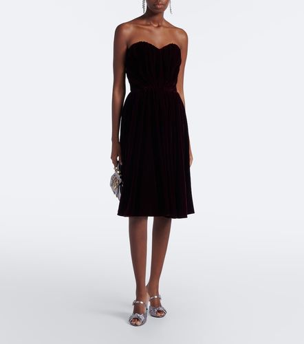 Robe bustier en velours - Dolce&Gabbana - Modalova