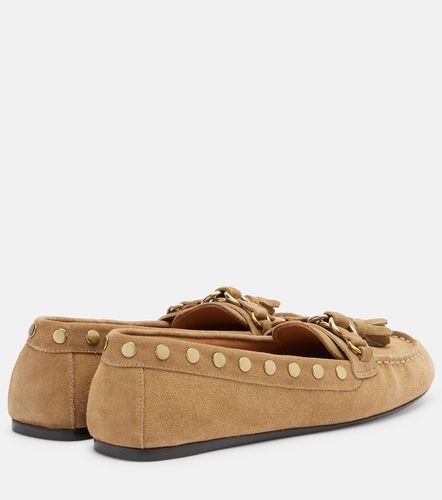 Mocassins Faxel en daim à clous - Isabel Marant - Modalova
