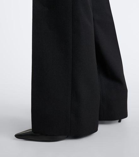 Pantalon droit en laine vierge - Balmain - Modalova