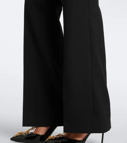 Pantalon droit en laine vierge - Balmain - Modalova