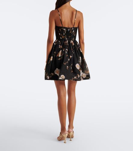 Robe Ascent en lin et soie à fleurs - Zimmermann - Modalova
