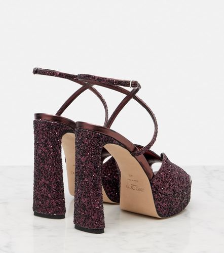 Sandales Karli 125 à paillettes - Jimmy Choo - Modalova