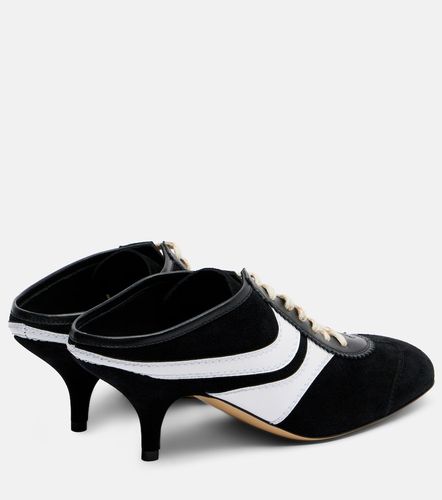 Mules 65 en daim et cuir - Dries Van Noten - Modalova