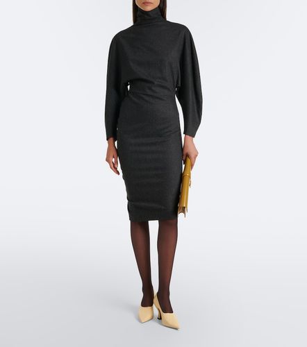 Robe midi Harlin en laine mélangée - Khaite - Modalova