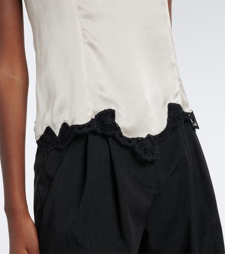 Caraco Amael en satin de soie mélangée - Isabel Marant - Modalova