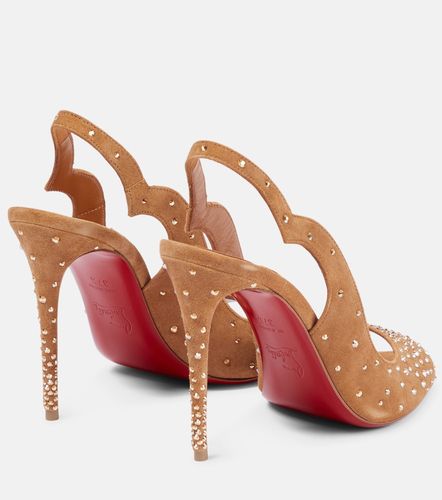 Sandales Nudes Degrachick en daim - Christian Louboutin - Modalova