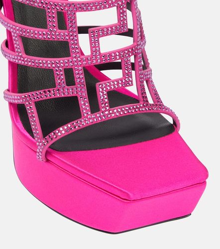 Sandales Greca à plateau à ornements - Versace - Modalova