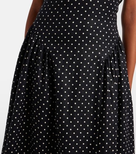 Robe midi La Cala en lin à pois - Faithfull - Modalova