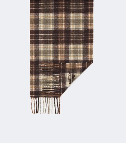 Écharpe à carreaux en cachemire et laine - Acne Studios - Modalova