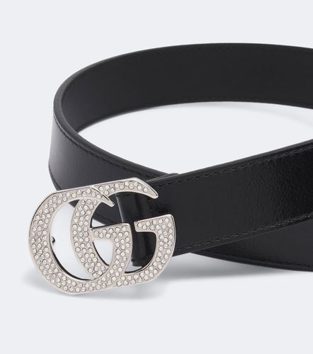 Ceinture GG Marmont en cuir à ornements - Gucci - Modalova